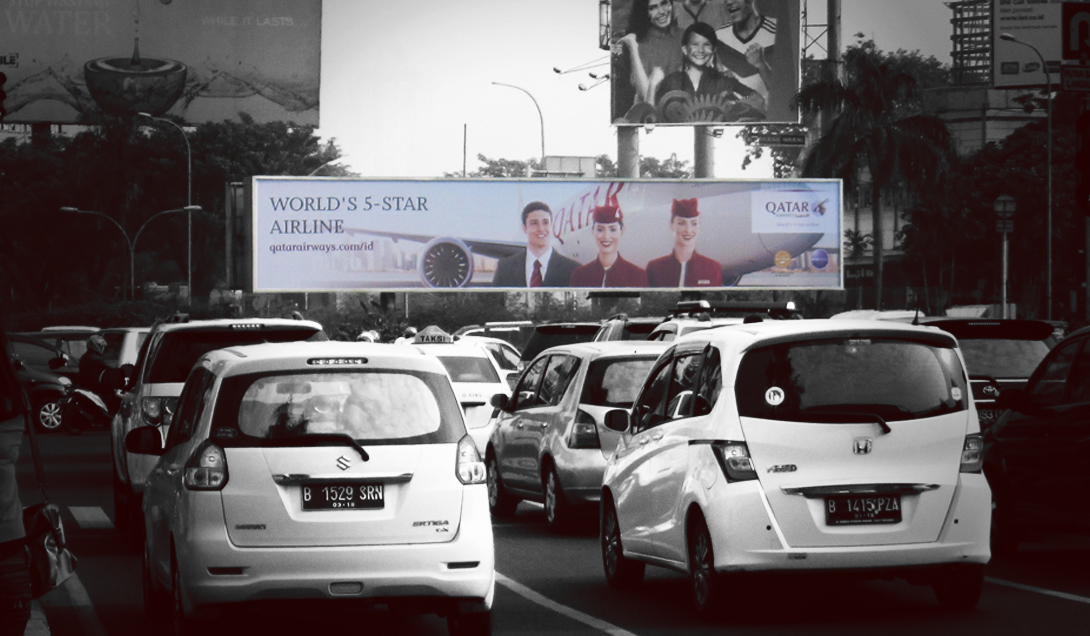 Qatar Airways – Billboard Cross Road